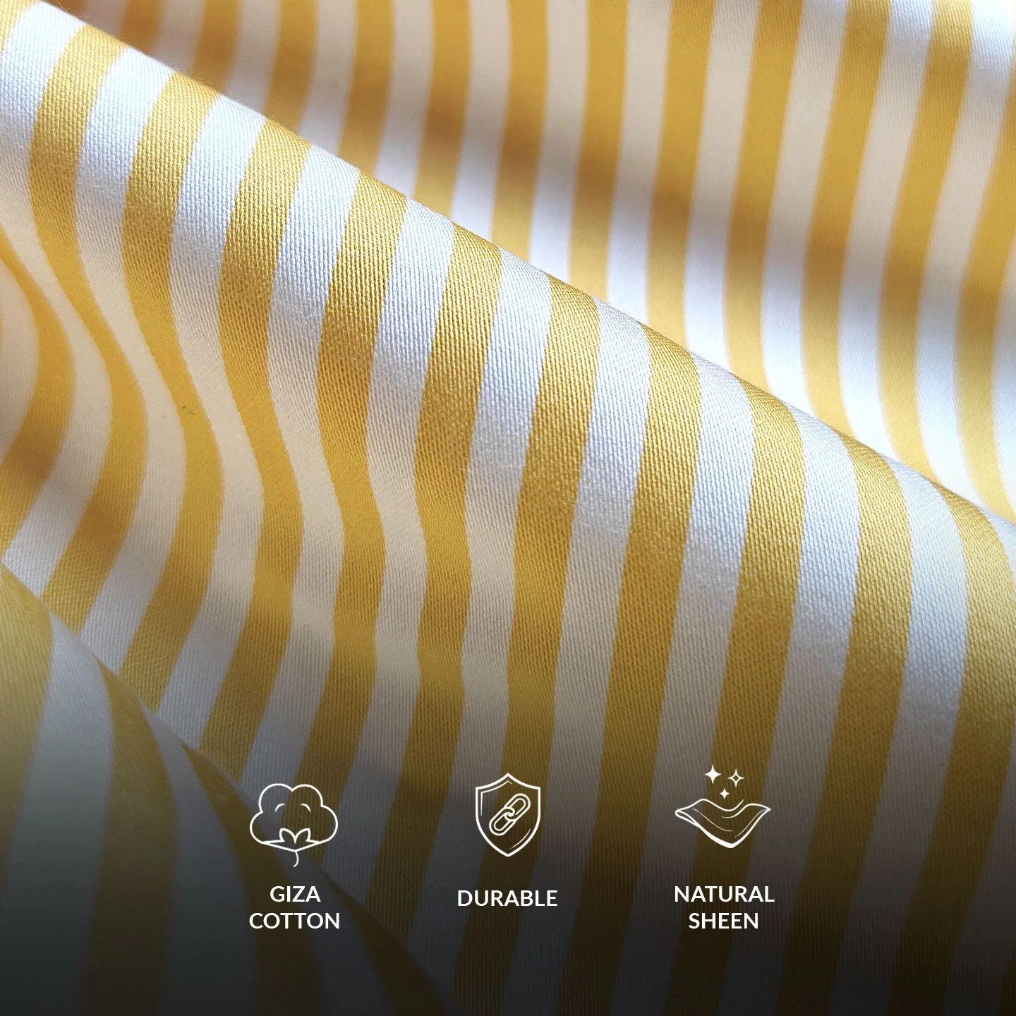 Boardroom Bengal Stripes Shirt In Buttercup - Image 2