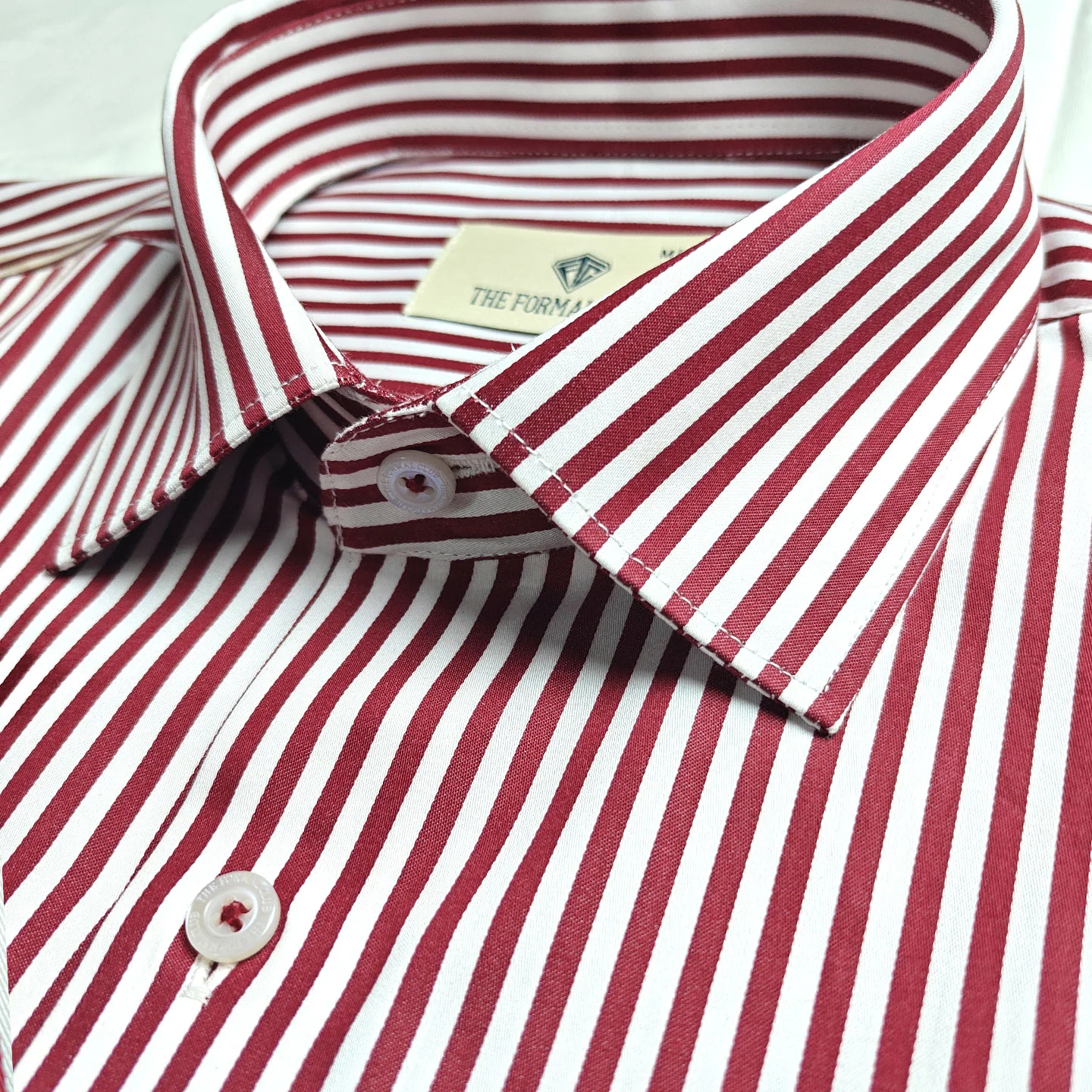 Boardroom Bengal Stripes Shirt In Ruby