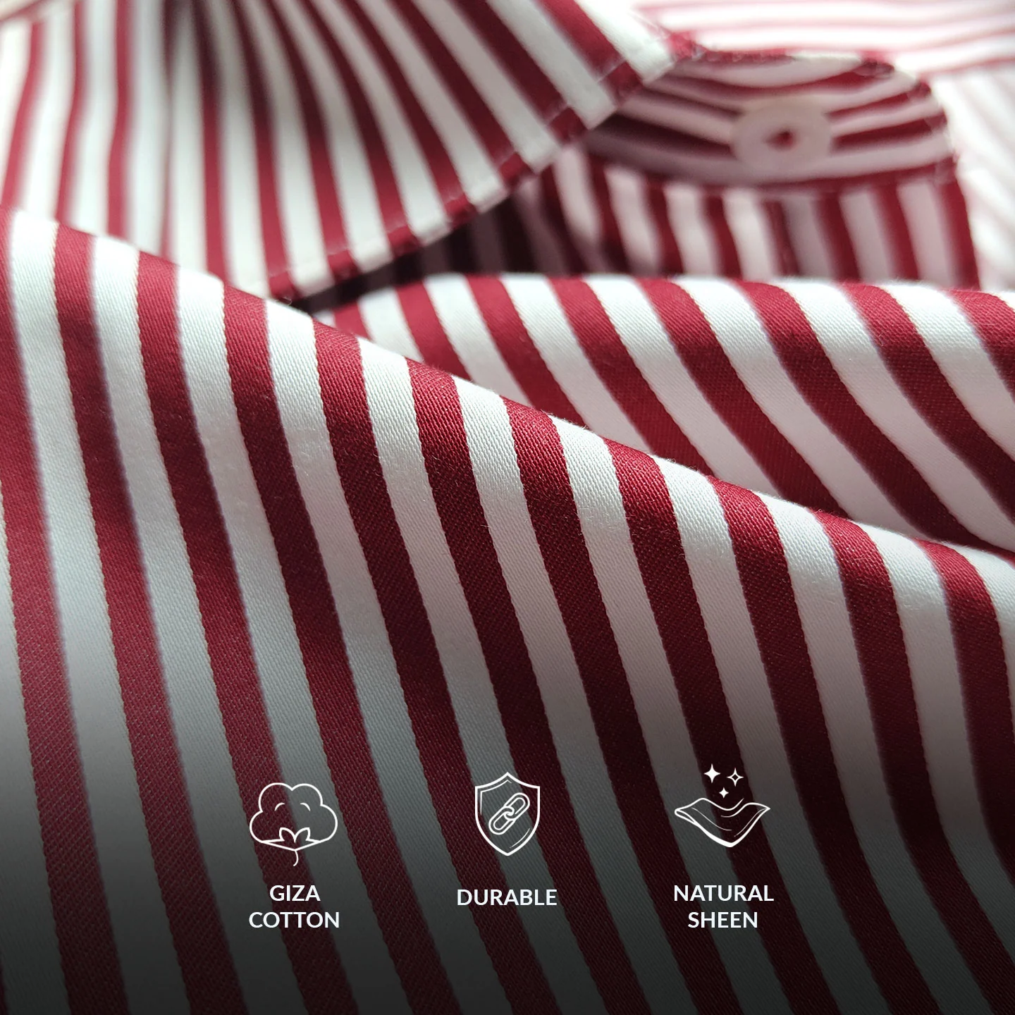 Boardroom Bengal Stripes Shirt In Ruby - Image 2