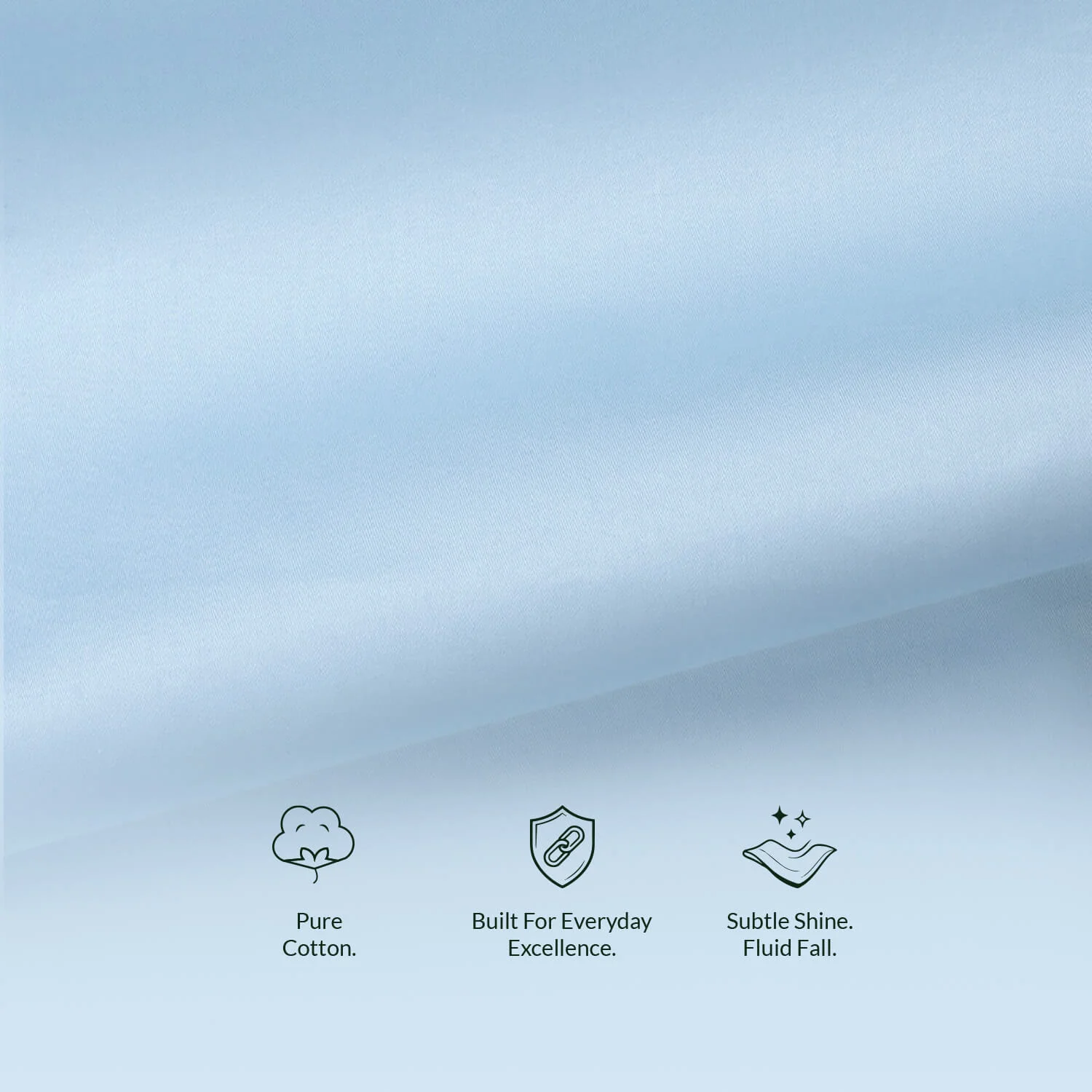 Cambridge Giza Cotton Shirt In Ice Blue - Image 2