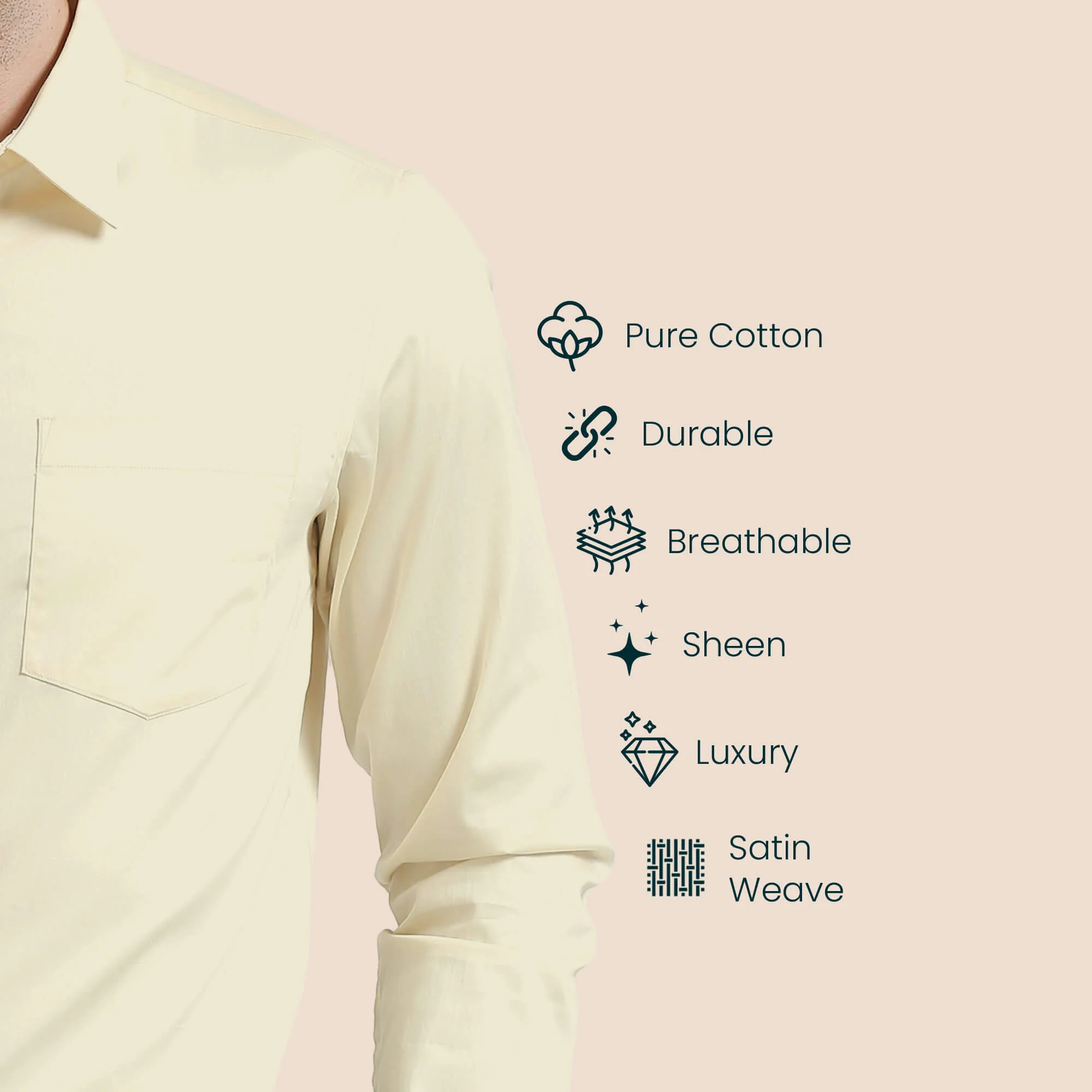 Cambridge Giza Cotton Shirt In Lemon Frost - Image 5