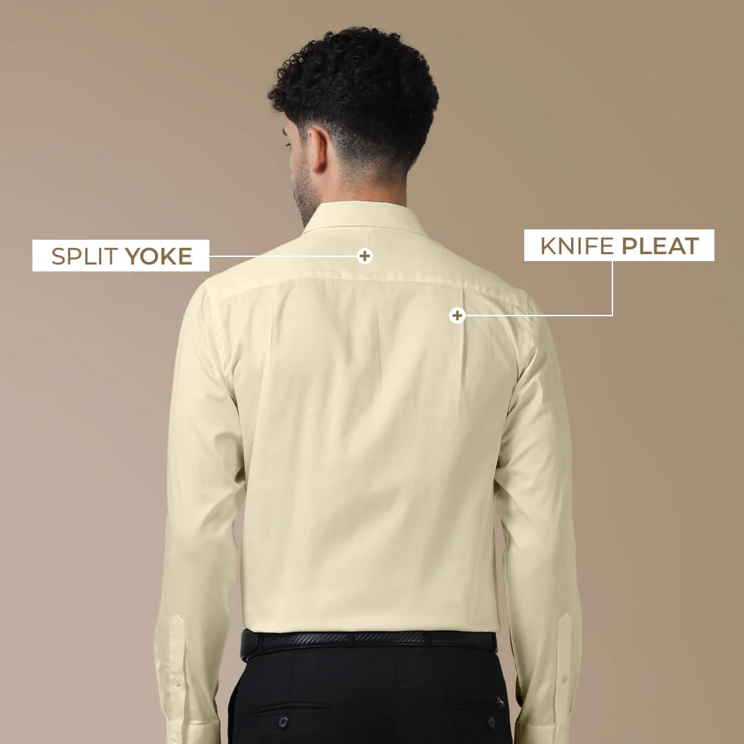 Cambridge Giza Cotton Shirt In Lemon Frost - Image 7