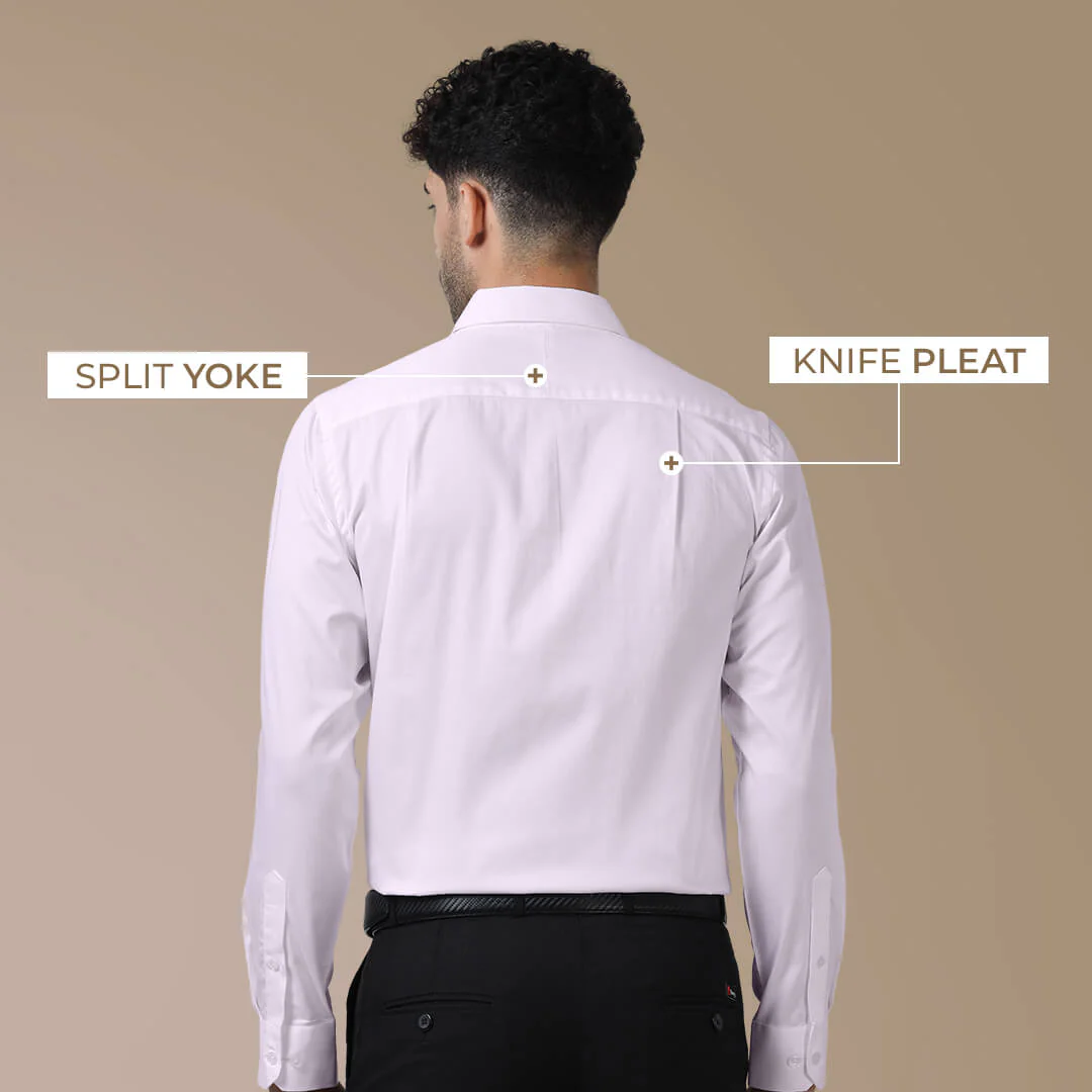 Cambridge Giza Cotton Shirt In Powder Pink - Image 7