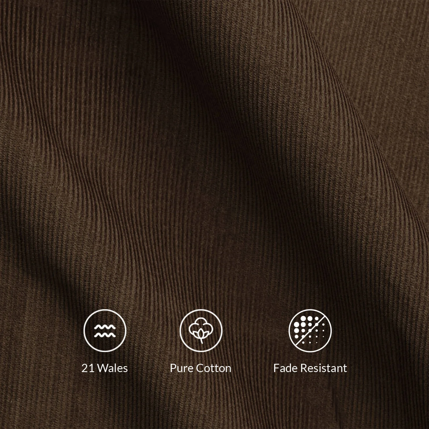 Cruise Corduroy Shirt In Chestnut - Image 2