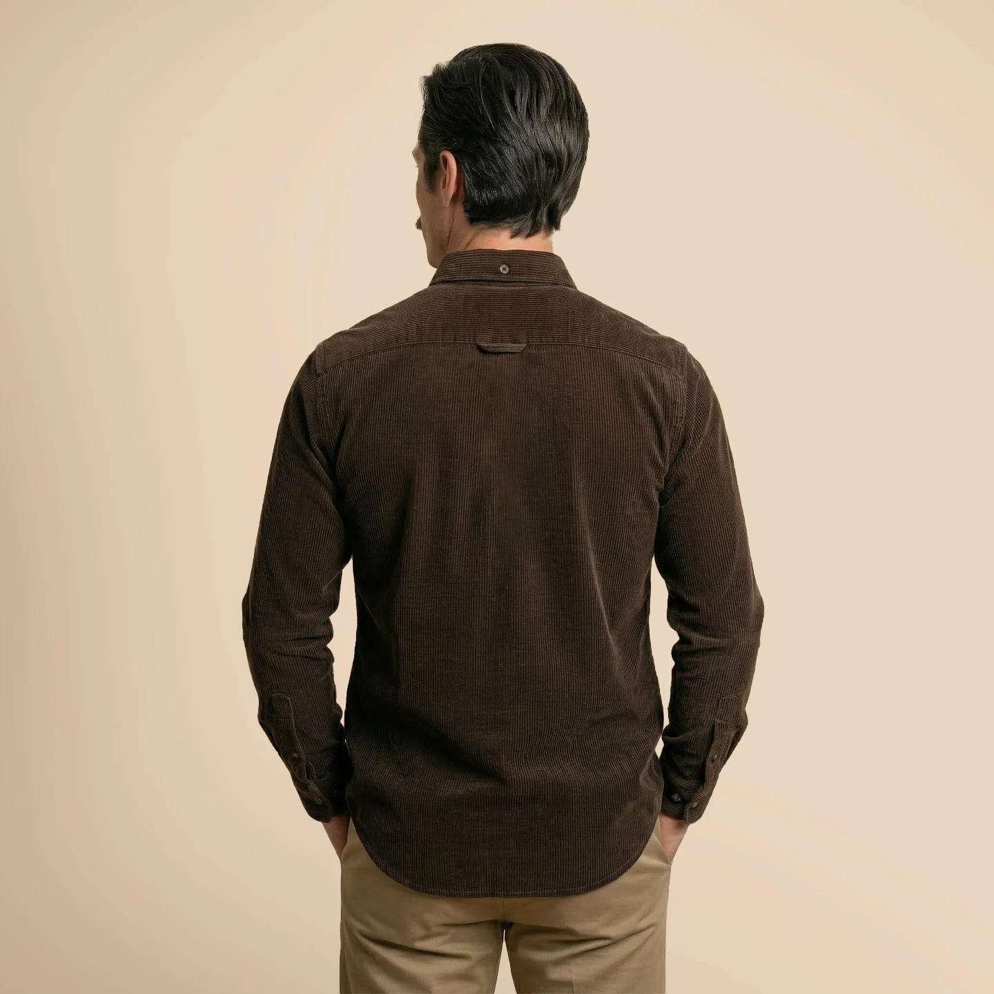 Cruise Corduroy Shirt In Chestnut - Image 5