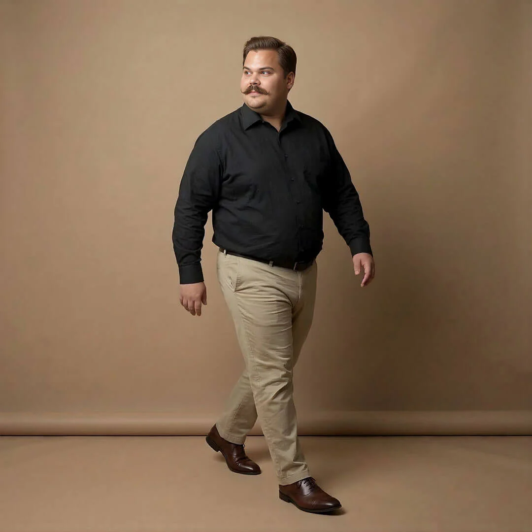 Flexi Stretch Plus Shirt in Raven - Image 10