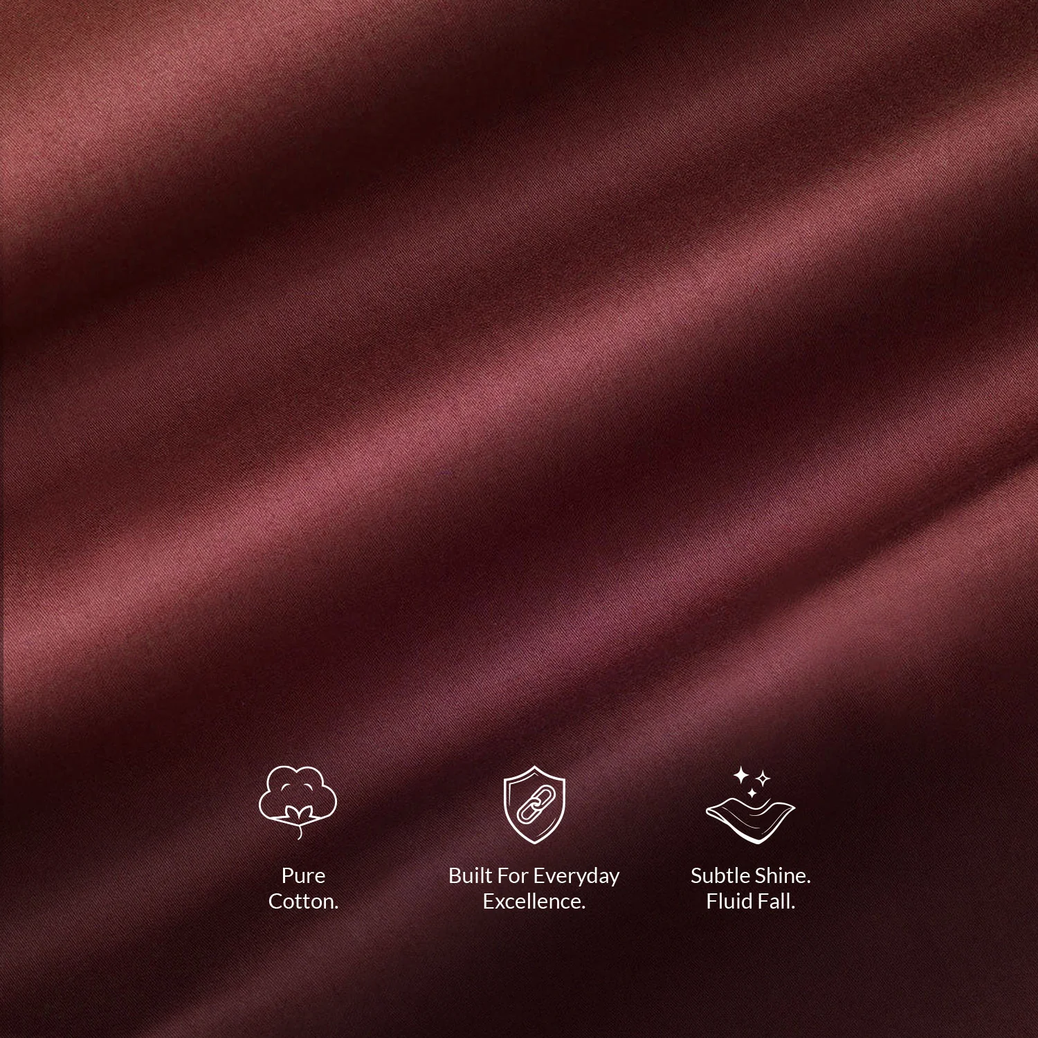 French Cuff Giza Cotton Shirt In Wineberry - Image 2