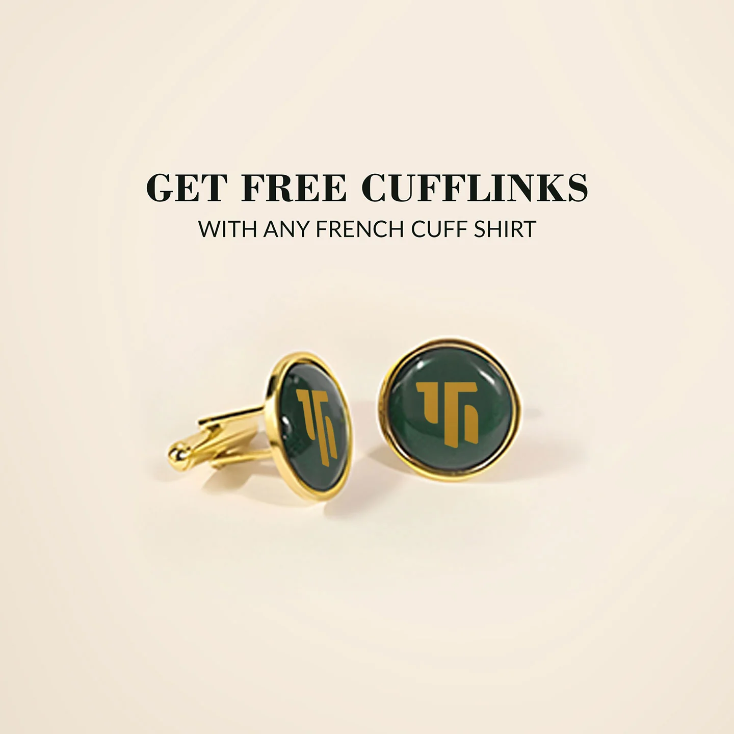 PREMIUM TFC CUFFLINKS IN GREEN - Image 6