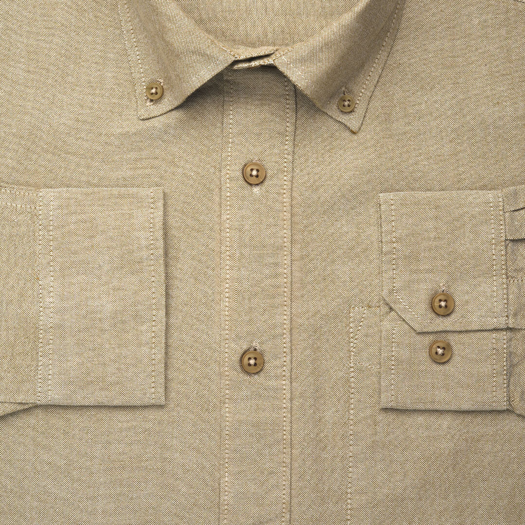 Regal Oxford Solid shirt in Almond - Image 4