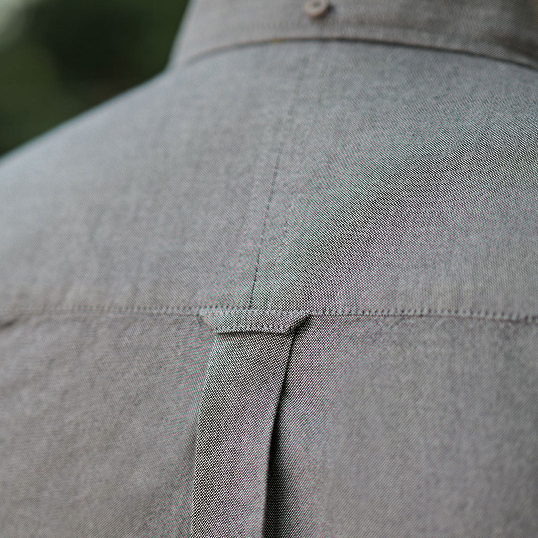 Regal Oxford Solid shirt in Ash Grey - Image 5