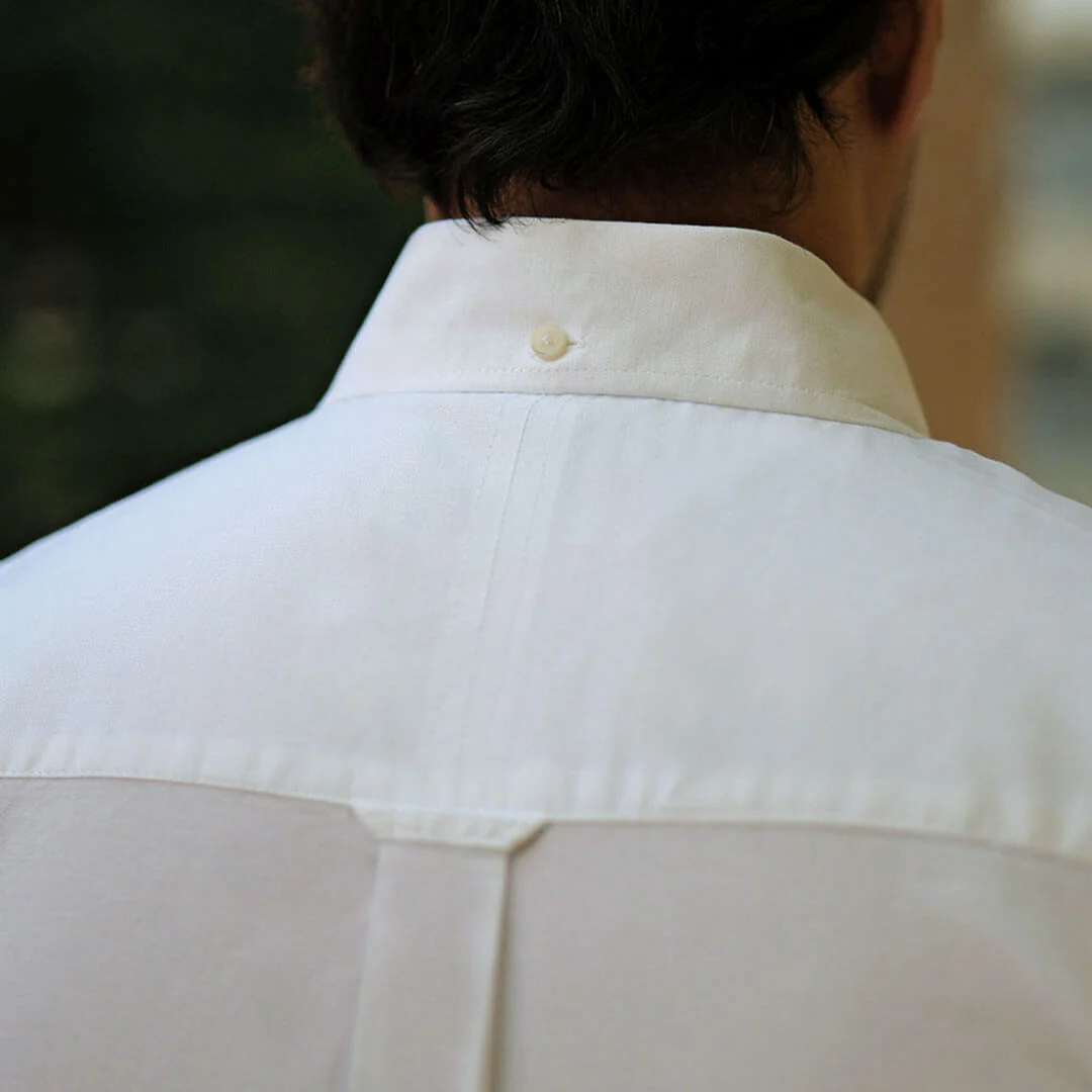 Regal Oxford Solid shirt in Cloud White - Image 5