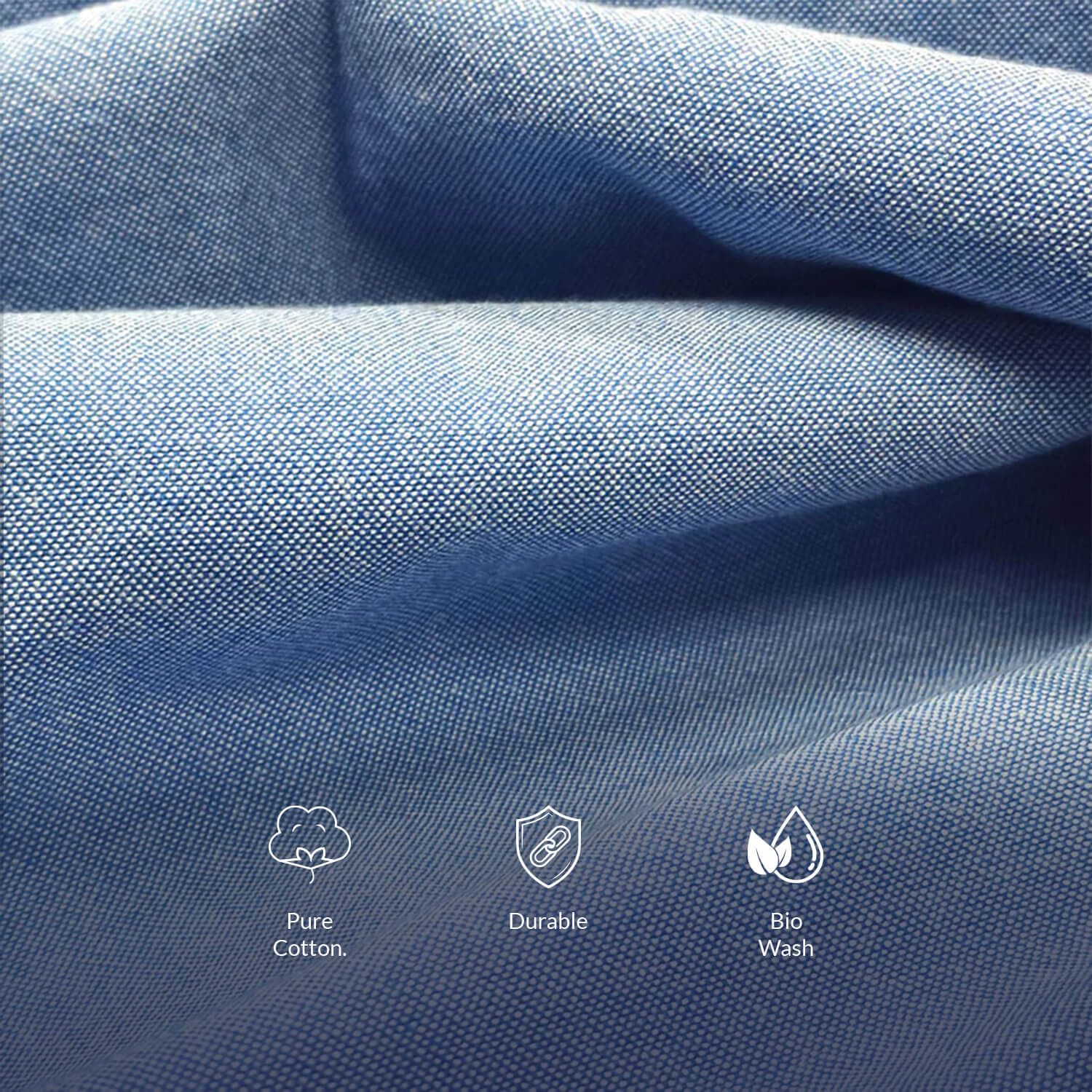 Regal Oxford Solid shirt in Ice Blue - Image 2