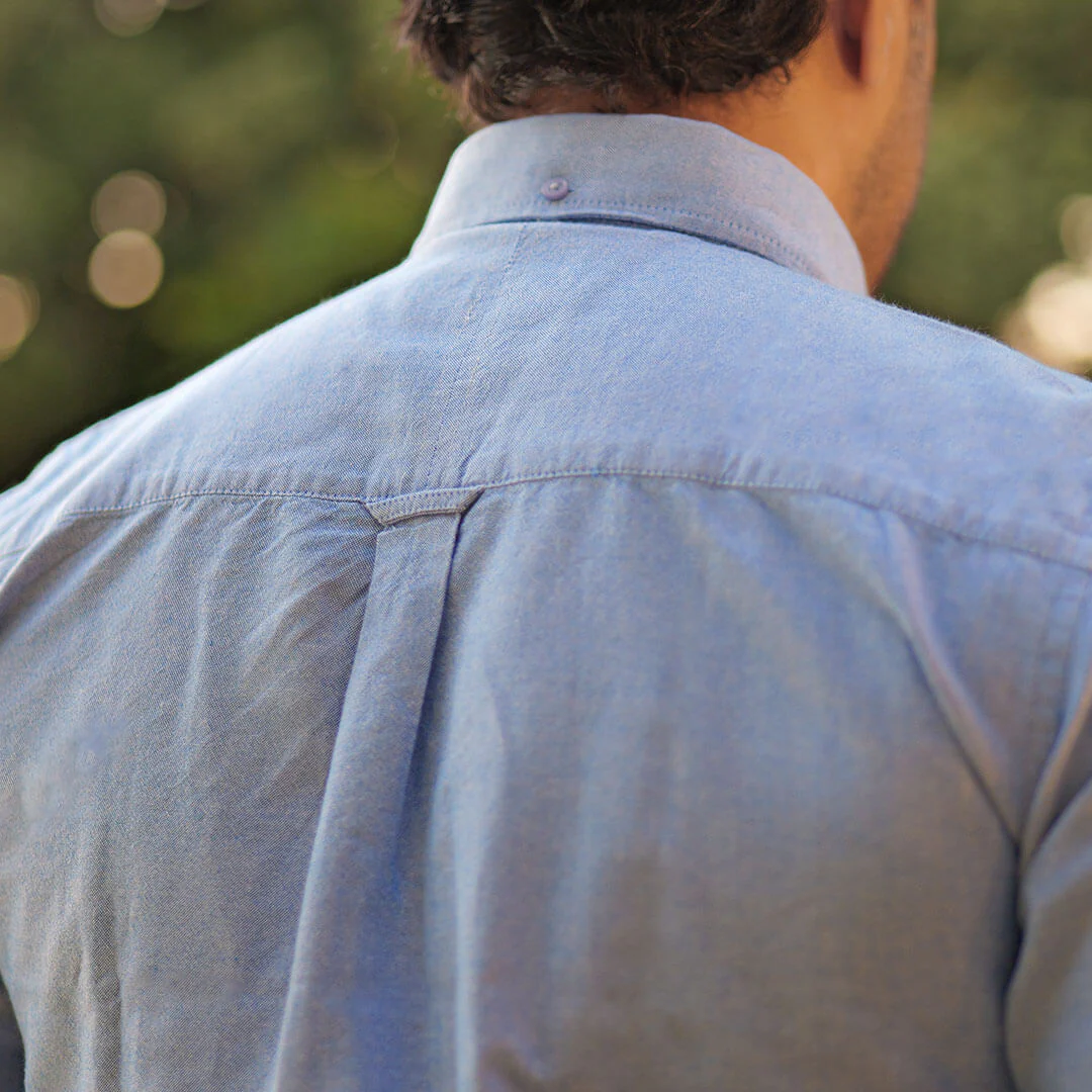 Regal Oxford Solid shirt in Ice Blue - Image 6