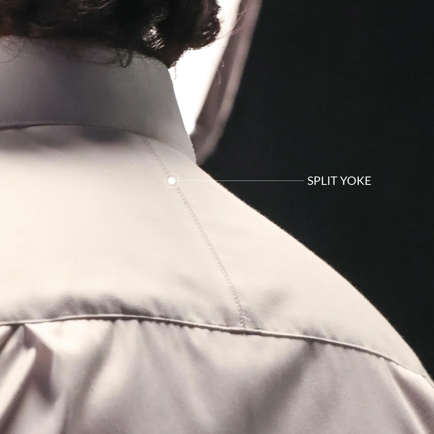Whisper Easy To Iron Shirt In Cloud White - Image 7